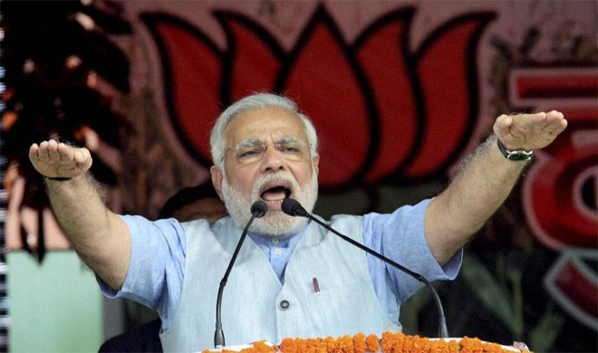 PM Modi seeks to puncture 'kaam bolta hai' slogan of