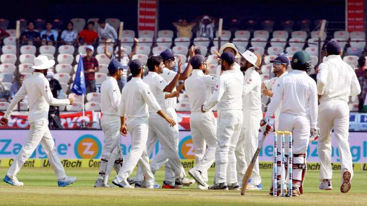 Hyderabad Test, day 4: India set Bangladesh a target of 459