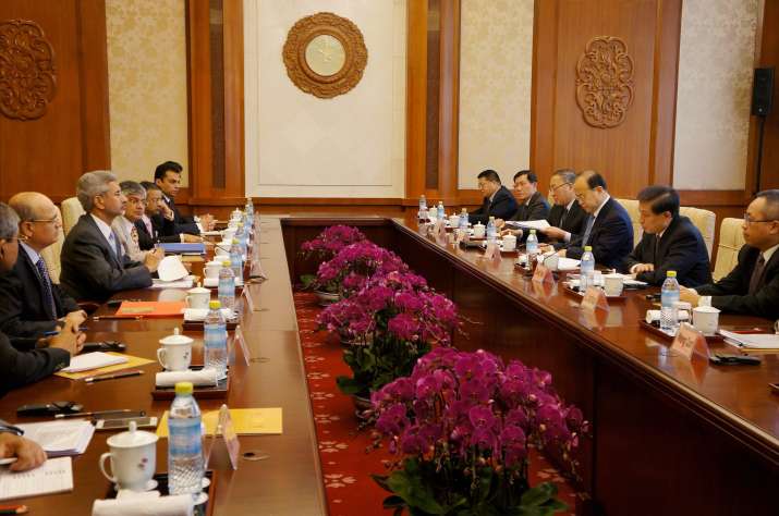 Foreign Secretary S Jaishankar during Sino-India strategic