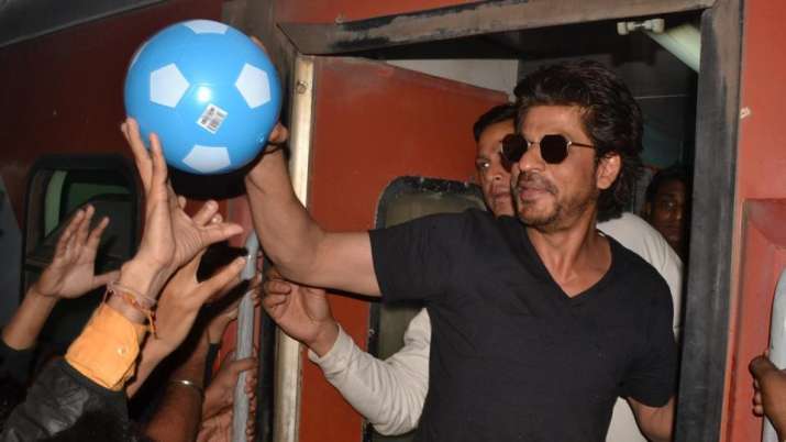 Shah Rukh Khan during his promotional tour of Raees