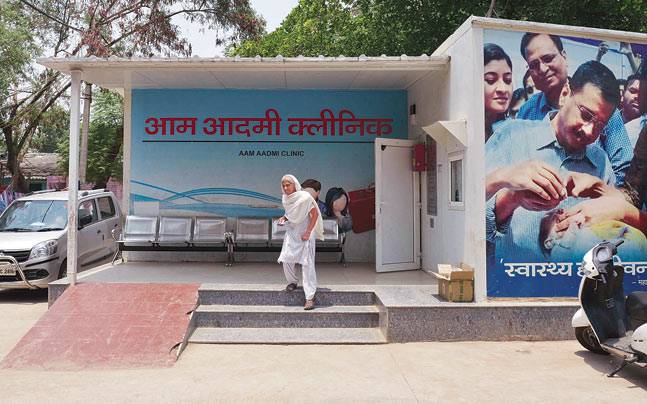 BJP urges EC to direct removal of words Aam Aadmi from