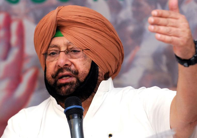 File pic of Punjab Congress chief Amarinder Singh