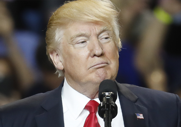 File pic of US President Donald Trump