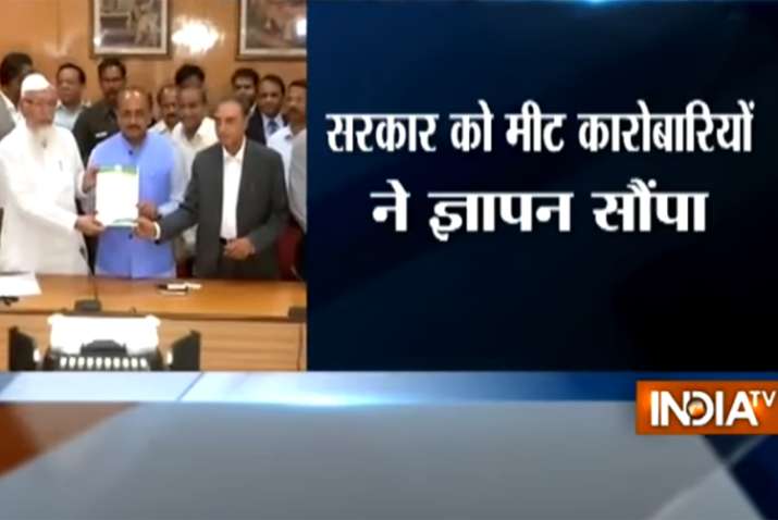 Meat traders meet UP minister SN Singh, submit demands
