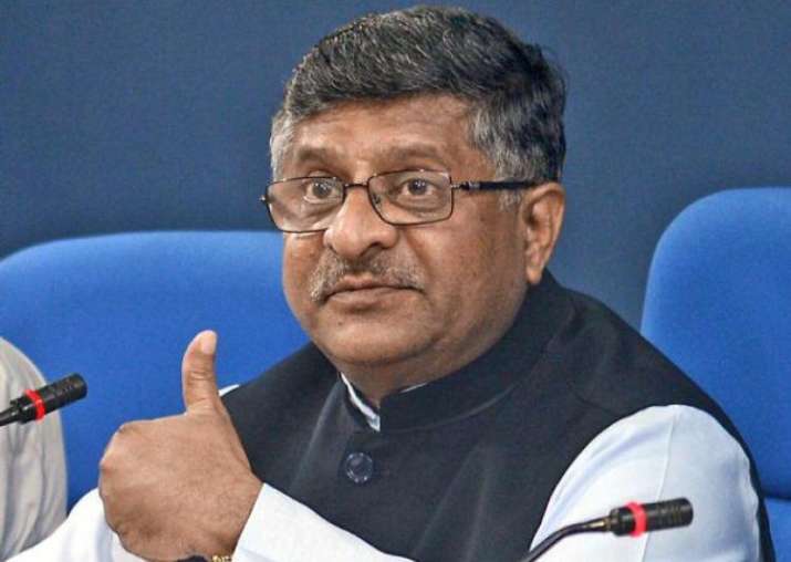 Ravi Shankar Prasad admitted to the gaffe and promised