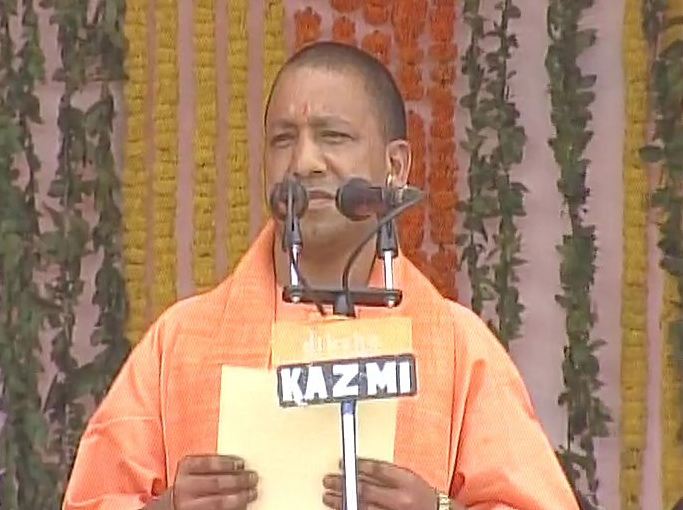 Yogi Adityanath to take oath as UP CM today