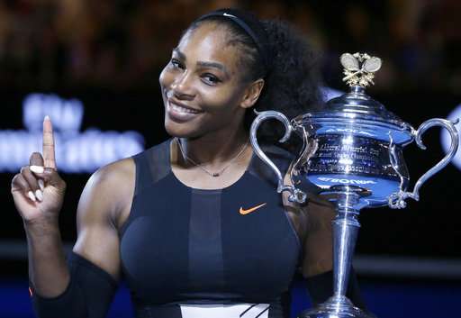 Serena Williams won the Australian Open while two months