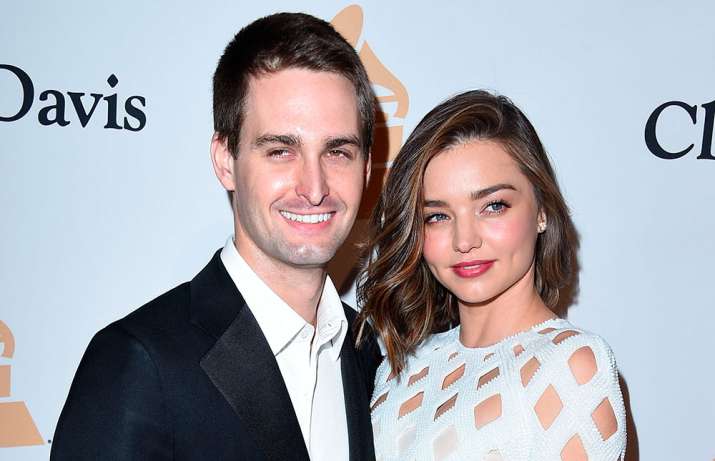 It’s official! Snapcheat Ceo Evan Spiegel and supermodel Miranda Kerr ...