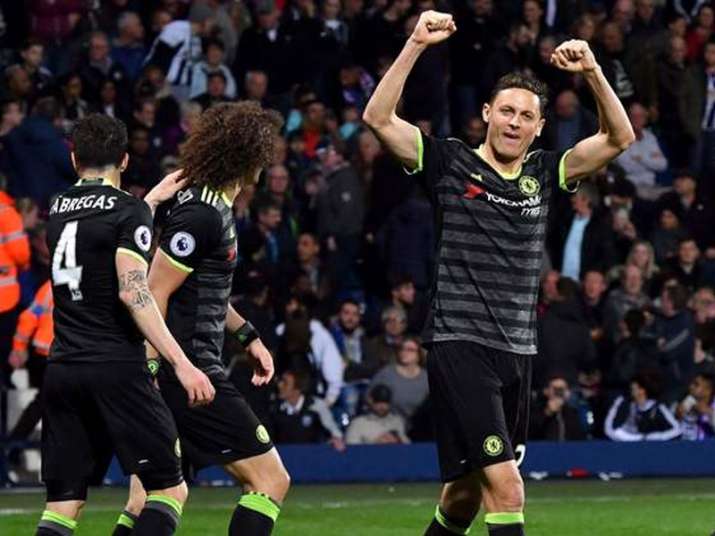 Chelsea beat West Bromwich to clinch English Premier League