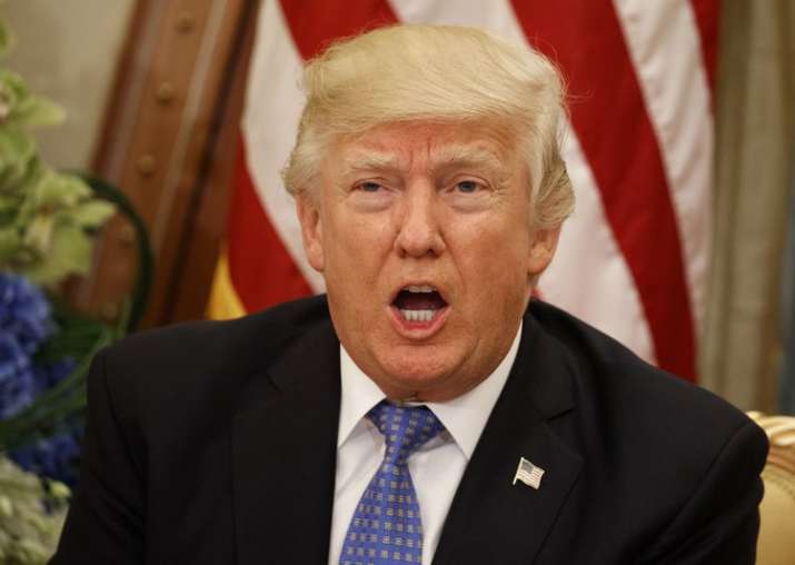 File pic of US President Donald Trump