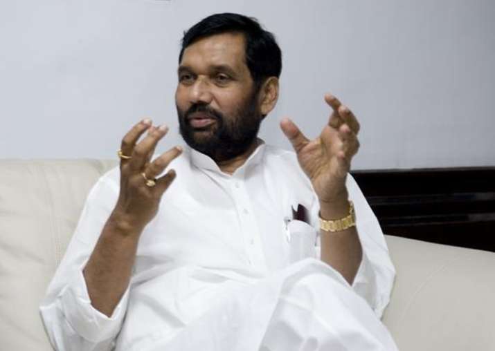 File pic of Union minister Ram Vilas Paswan