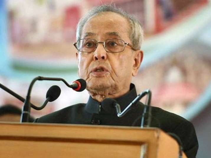 File pic of President Pranab Mukherjee