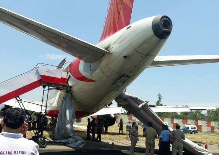 Major accident averted in Jammu as AI flight suffers tyre