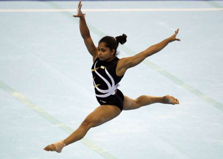 A file image of gymnast Dipa Karmakar.