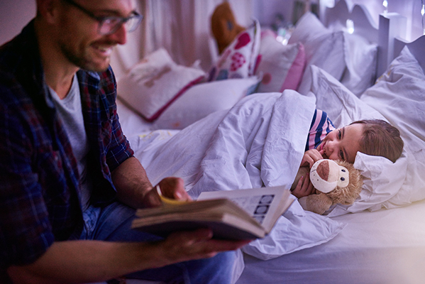 Reading books to children may give their brain a boost,