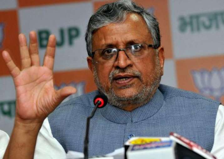 File pic of BJP leader Sushil Kumar Modi