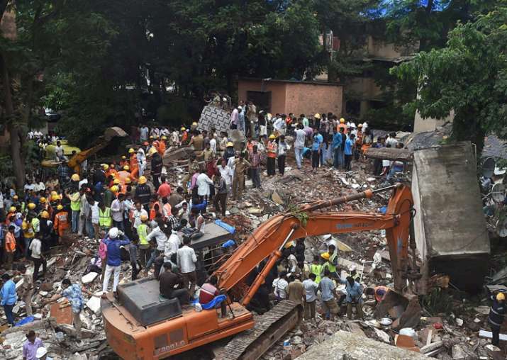 Four-storied residential building collapses in Mumbai’s