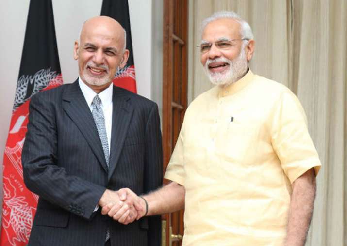 File pic - Prime Minister Narendra Modi and Afghan