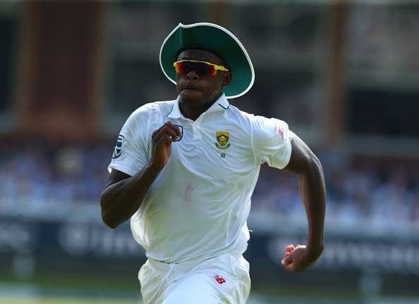 Kagiso Rabada of South Africa during 1st Investec Test vs