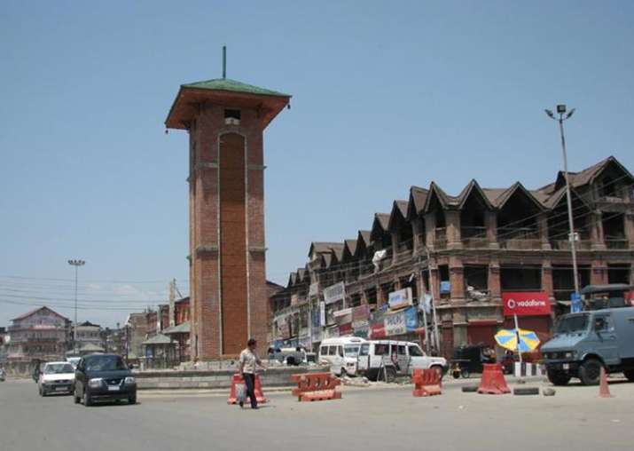 File pic - A view of Lal Chowk