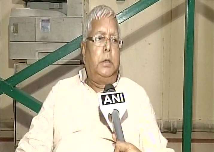 RJD supremo Lalu Prasad Yadav