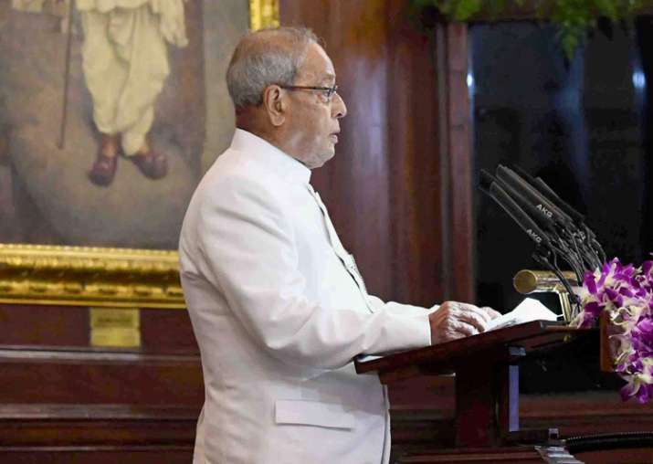 President Mukherjee addresses special session of Parliament