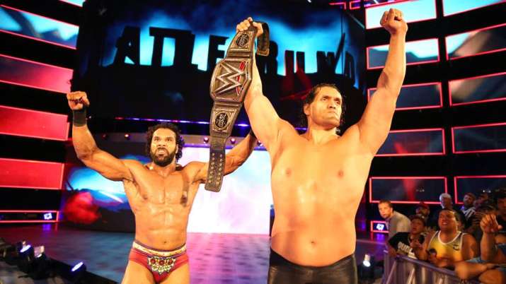 wwe khali fight