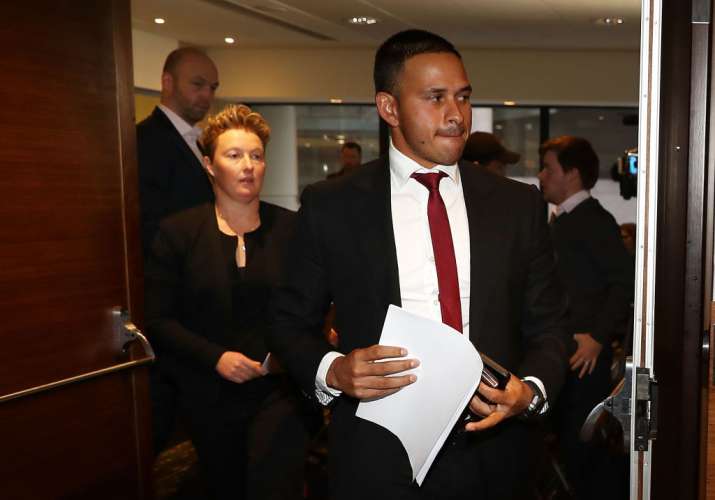 Usman Khawaja and Former cricketer Clea Smith attend a