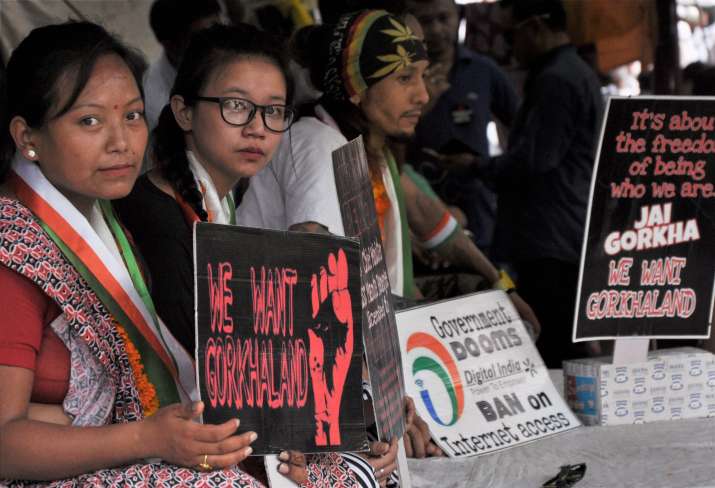 The indefinite shutdown in the hills had entered its 78th