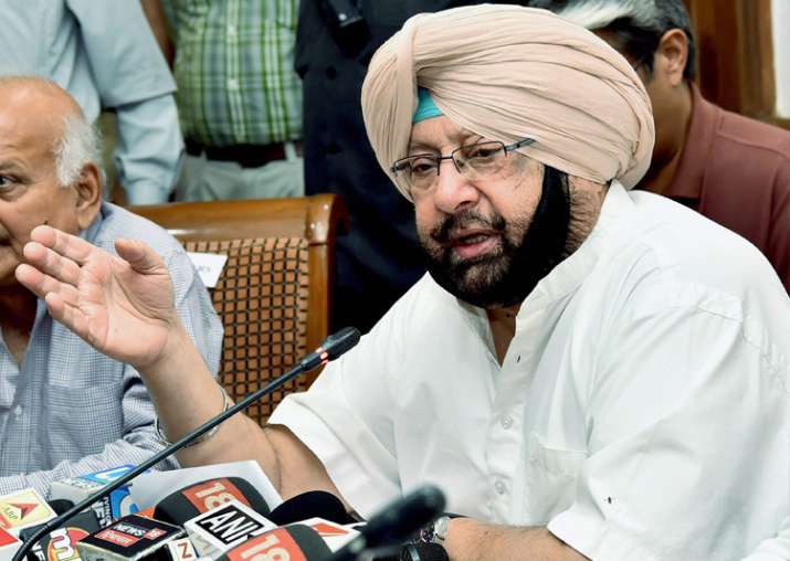 Punjab Chief Minister Captain Amarinder Singh