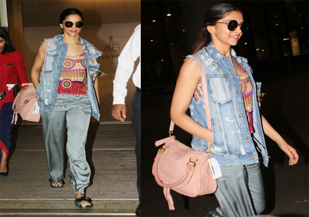 Deepika Padukone Rocks The Denim And Ethnic Blend Airport Look Lifestyle News India Tv Next time we're flying out, a fedora will most def feature in our airport look! denim and ethnic blend airport look