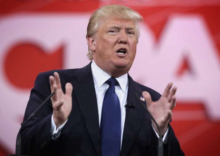File pic of US President Donald Trump