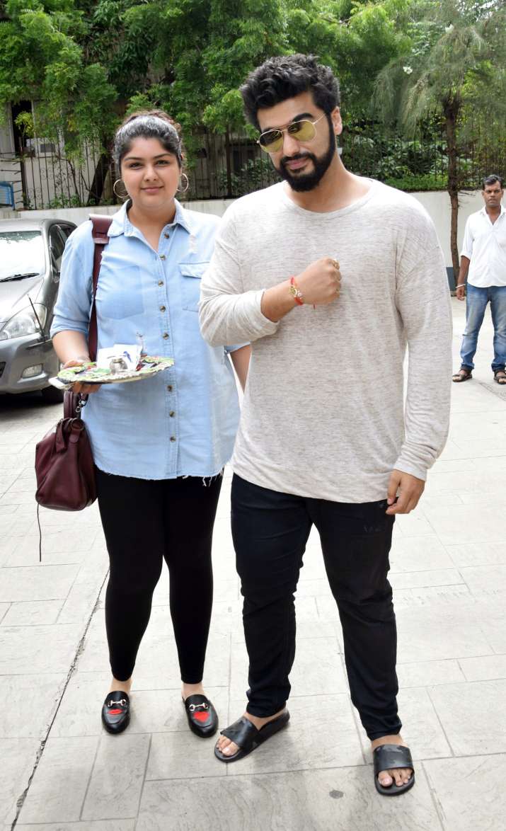 This Is How Arjun Kapoor Celebrated Raksha Bandhan With His Sister Anshula See Pics Bollywood