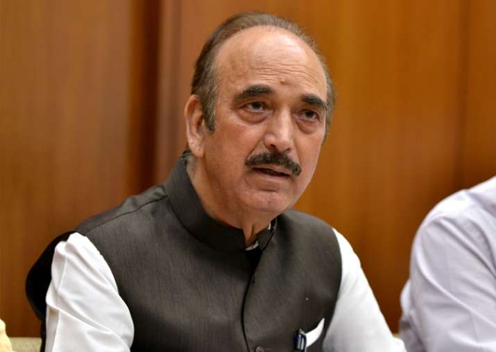 File pic of Ghulam Nabi Azad