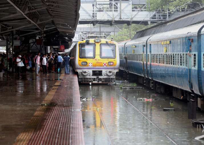 File pic - Operations of trains were halted after heavy
