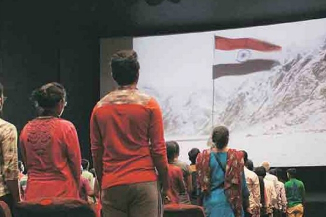 Three J-K students booked for not standing up during