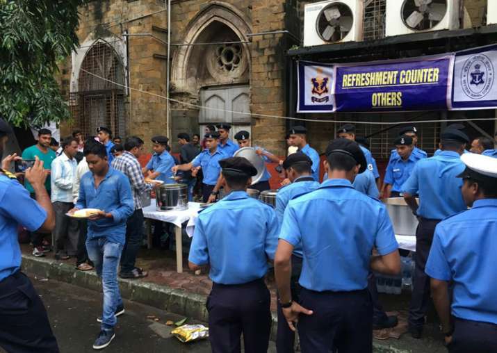 Rain fury in Mumbai: Navy opens community kitchens, food