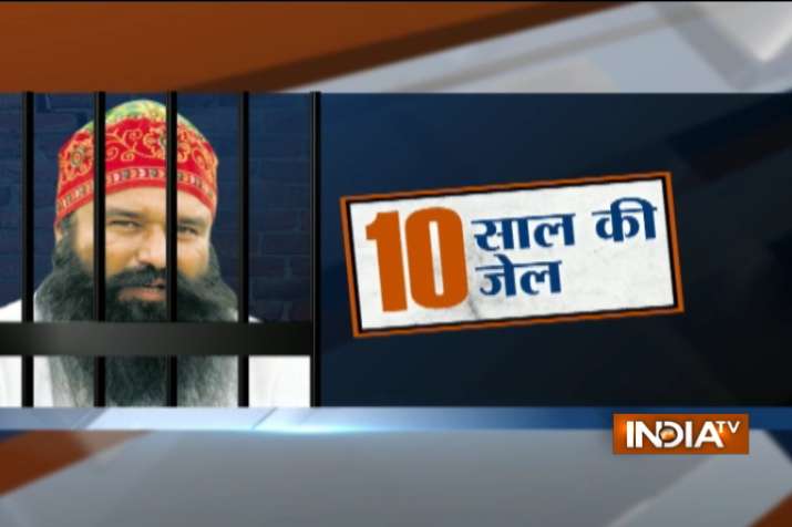 10-year rigorous imprisonment to Dera chief Ram Rahim for