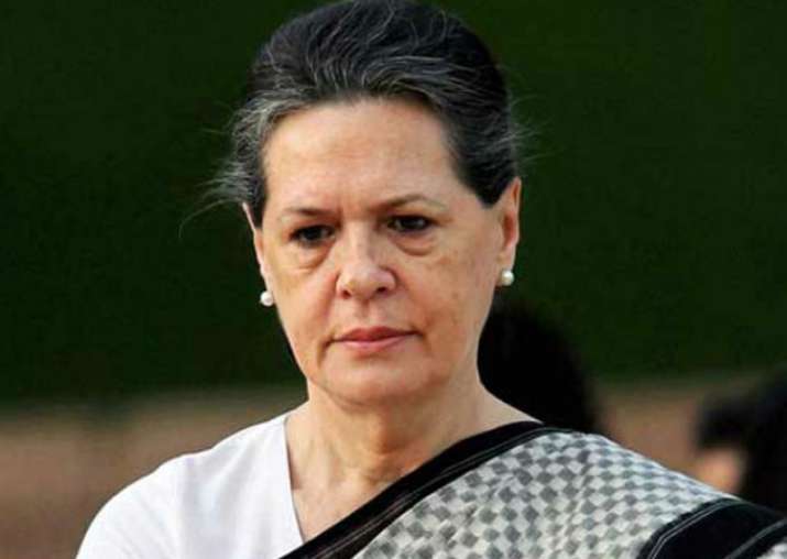 Congress president Sonia Gandhi