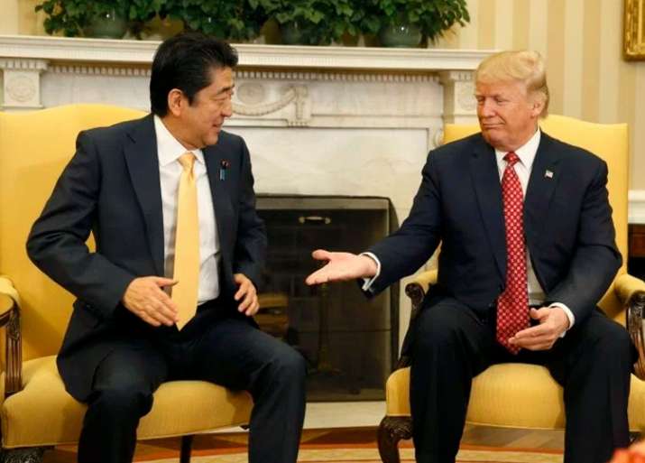 File pic - Trump, Abe discuss 'growing threat' posed by