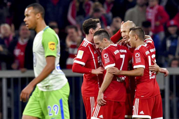 Bundesliga: Bayern Munich let 2 goal lead slip, draw Wolfsburg 2-2