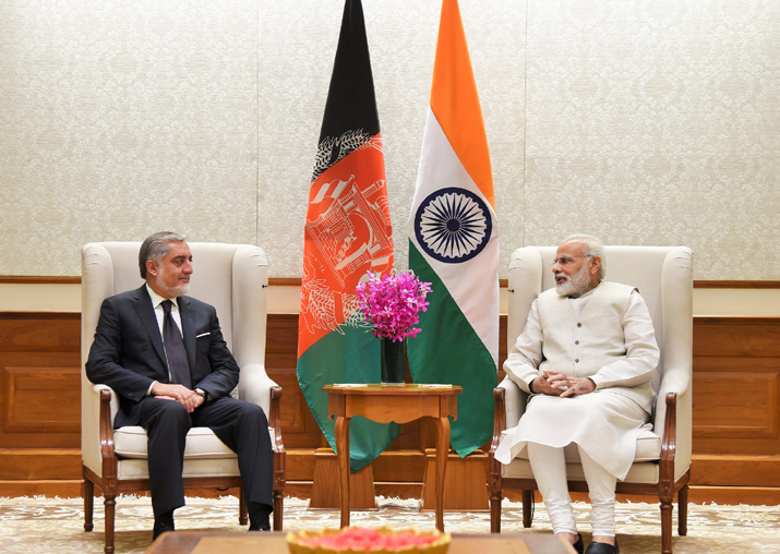 Afghanistan's Chief Executive Abdullah Abdullah calls on PM