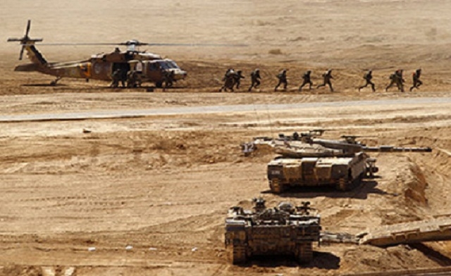 The Israeli army last held a drill of this size in 1998