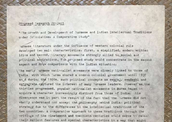 PM Narendra Modi presents Aung Suu Kyi copy of her research