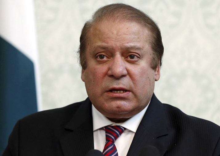 File pic of ousted Pak PM Nawaz Sharif