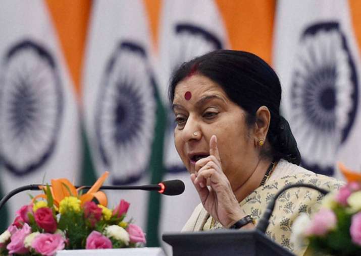File pic of Sushma Swaraj