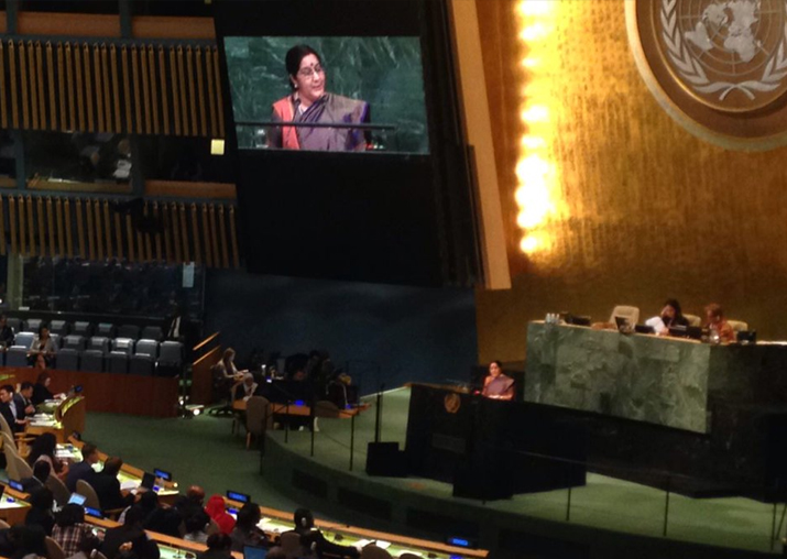 Sushma Swaraj at UNGA