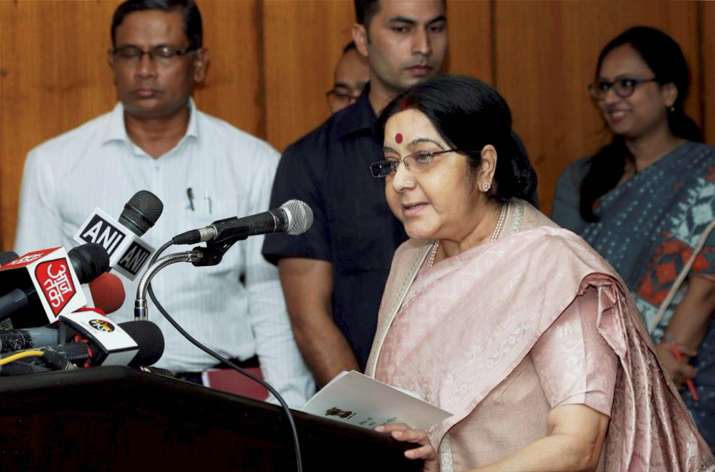 Sushma Swaraj is on a two-day visit to Bangladesh at the