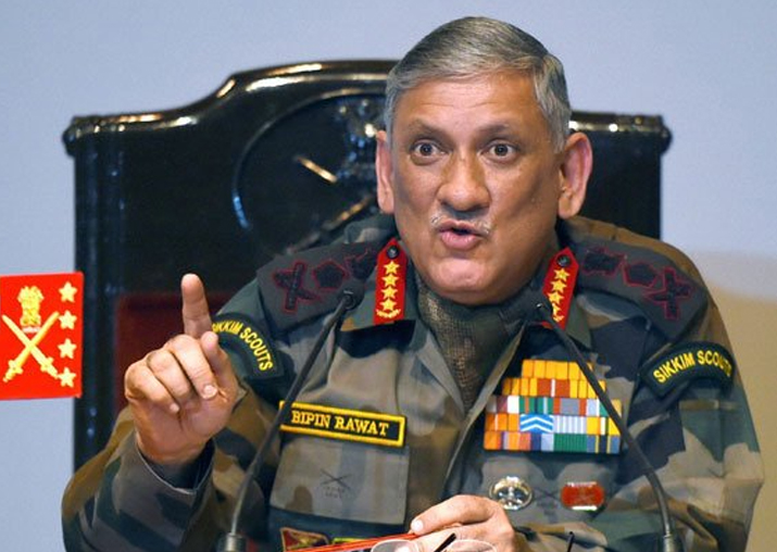 File pic of Army Chief General Bipin Rawat