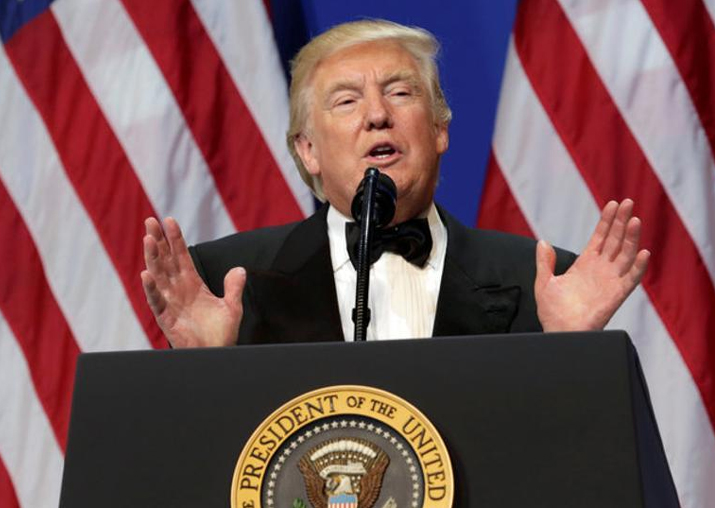 File pic of US President Donald Trump